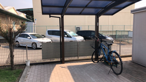 【下野石橋店】　自転車増えてサイクルポートを設置　（下野市・T様邸）